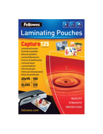 Fellowes folie do laminowania | 125 mic | 65x95mm | 100szt.