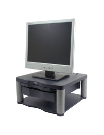 Fellowes podstawa pod monitor z szufladą i copyholderem, grafitowa
