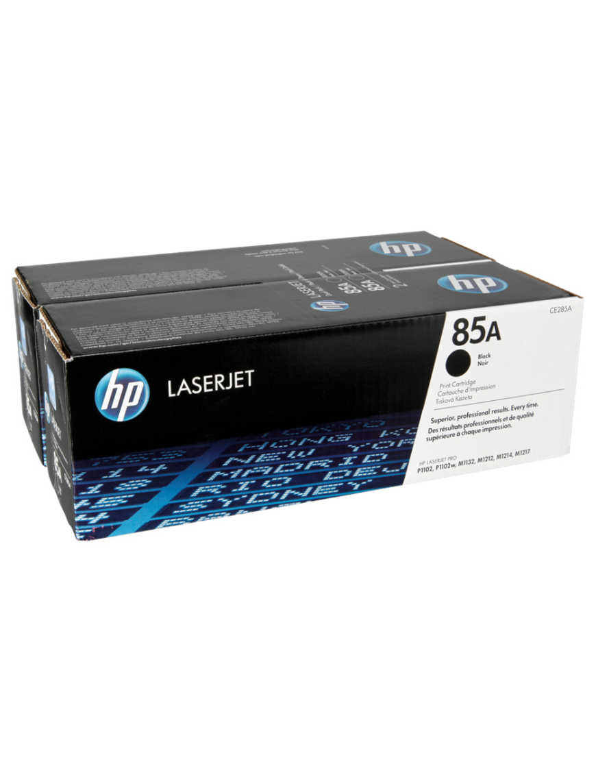 Zestaw dwóch tonerów HP 85A do LaserJet Pro P1102,M1132 | 2 x 1 600 str. | black