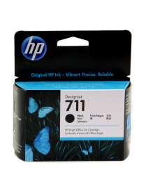 Tusz HP 711 do Designjet T120/520 | 80ml | black