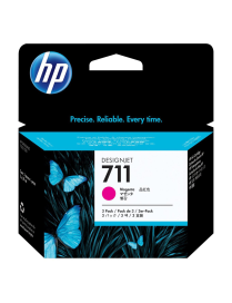 Zestaw trzech tuszy HP 711 do Designjet T120/520 | 3 x 29ml | magenta