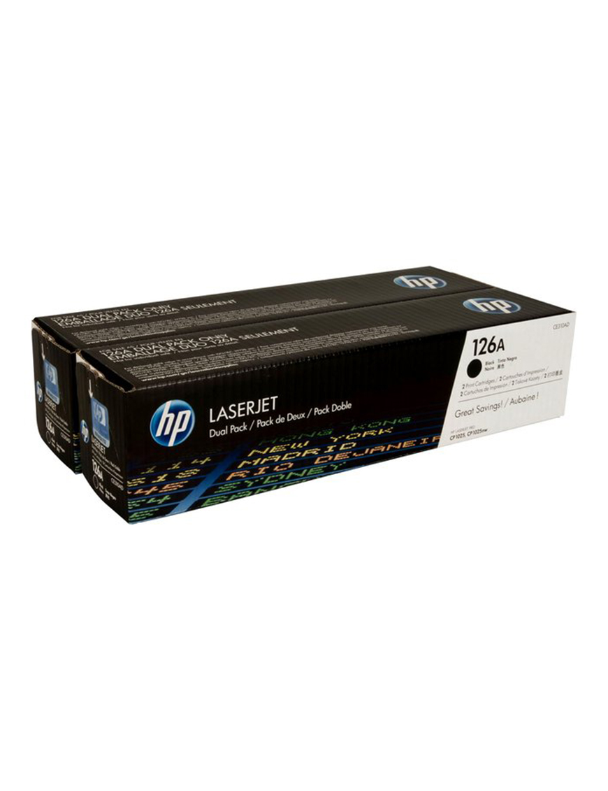 Zestaw trzech tonerów HP 126A do LJ Pro CP1025, M175/275 | 3 x 1000 str. | CMY