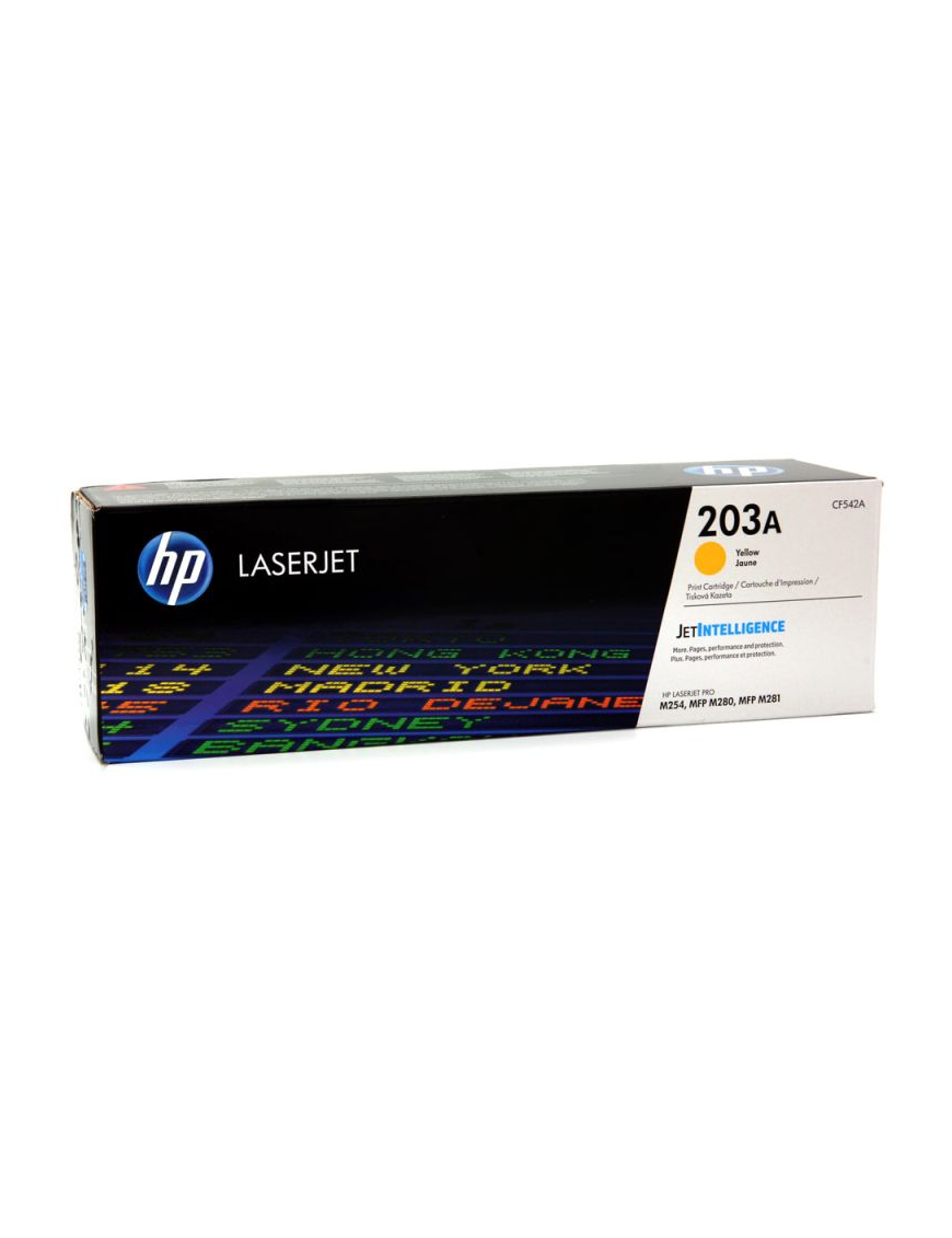 Toner HP 203A do Color LaserJet Pro M254dn/M280nw | 1 300 str | yellow