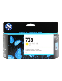 Tusz HP 728 do Designjet T730/T830 | 130ml | yellow