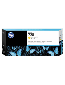 Tusz HP 728 do Designjet T730/T830 | 300ml | yellow