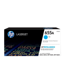 Toner HP 655A do Color LaserJet Enterprise M653/M681/M652 | 10 500 str. | Cyan