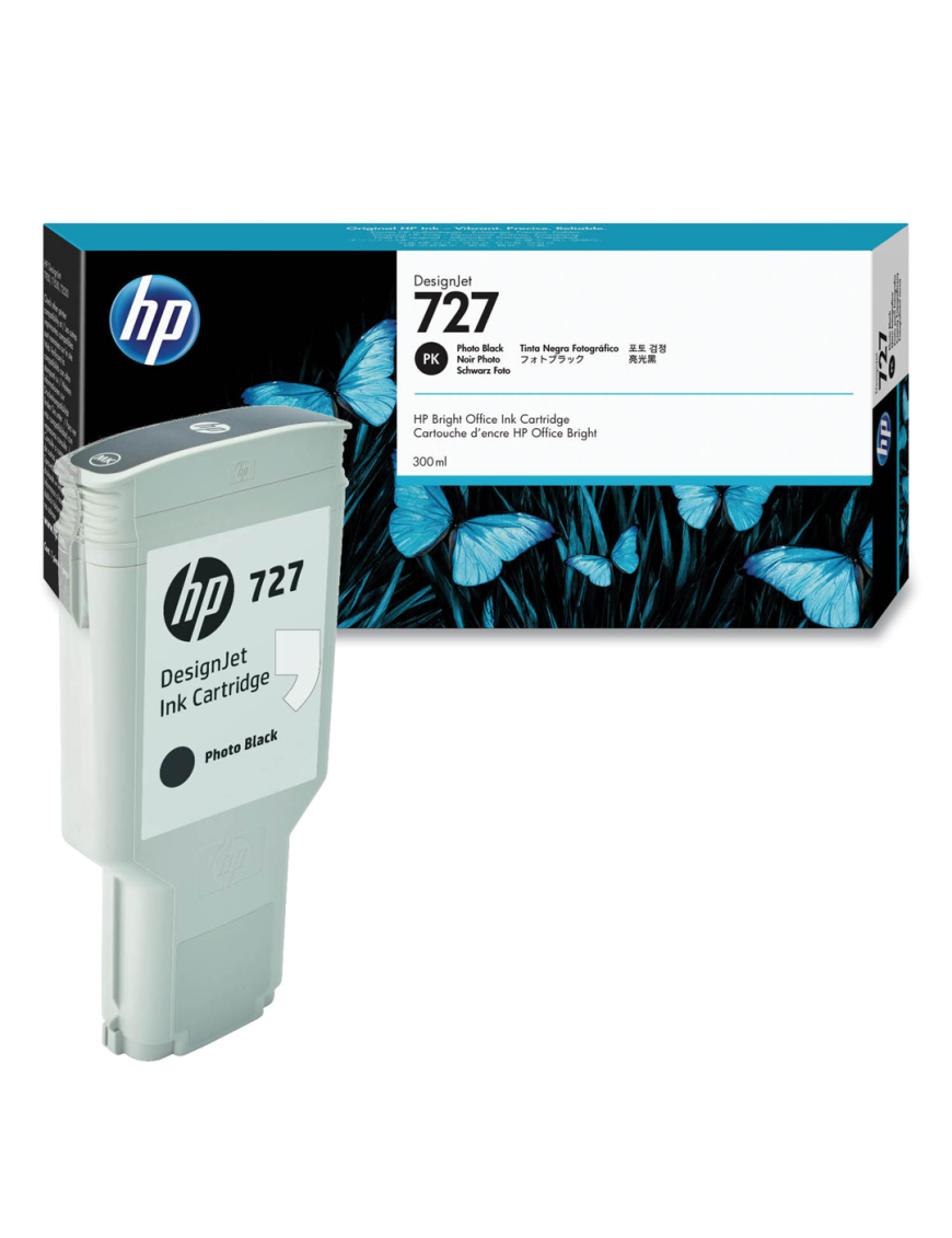 Tusz HP 727 do Designjet T920/1500/2500 | 300ml | photo black