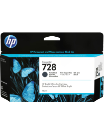 Tusz HP 728 do Designjet T730/T830 | 130ml | matte black