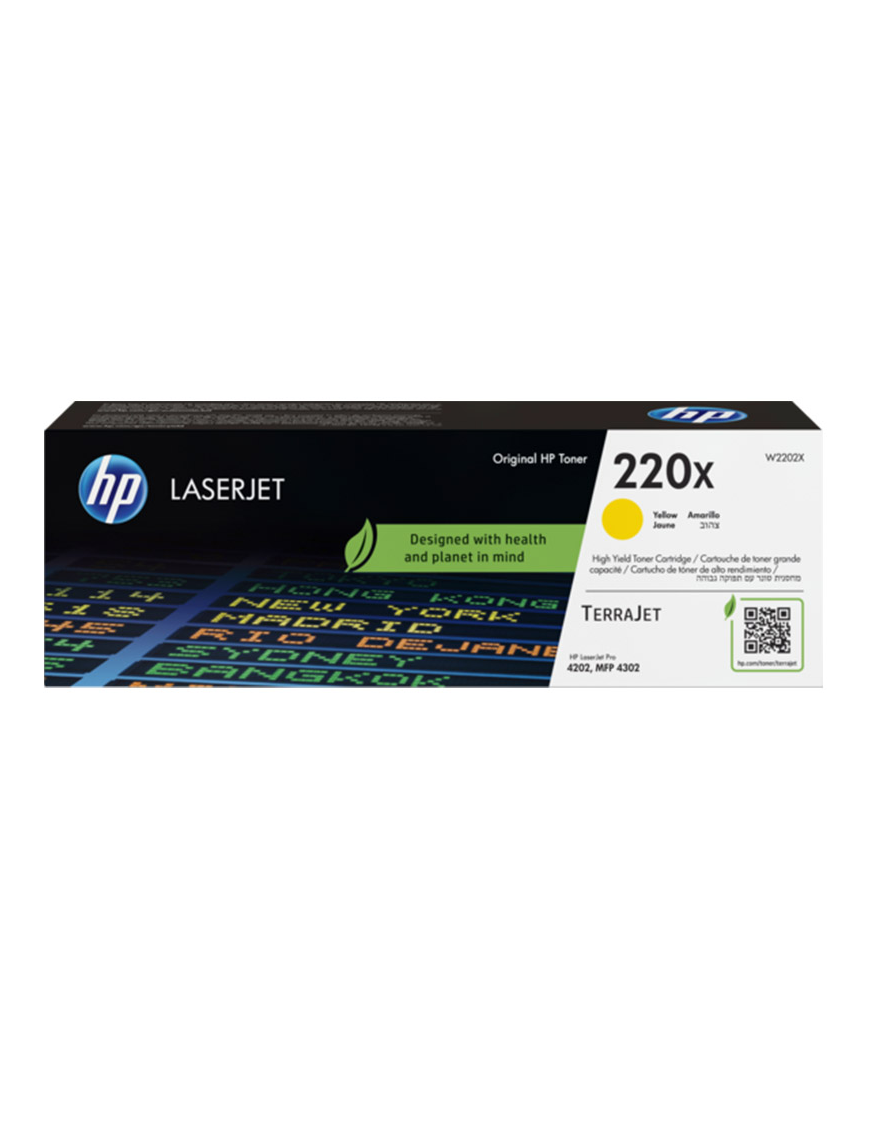 Toner HP 220X | 5 500 str. | Yellow