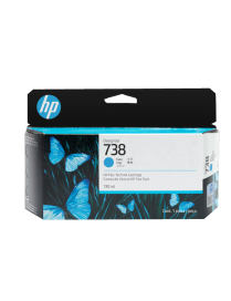 Tusz HP 738 | 130 ml | Cyan