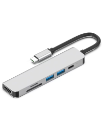 Rozdzielacz HUB USB 6 w 1