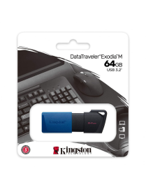 Kingston pamięć DataTraveler Exodia M | USB 3.2 | Gen 1 | 64GB