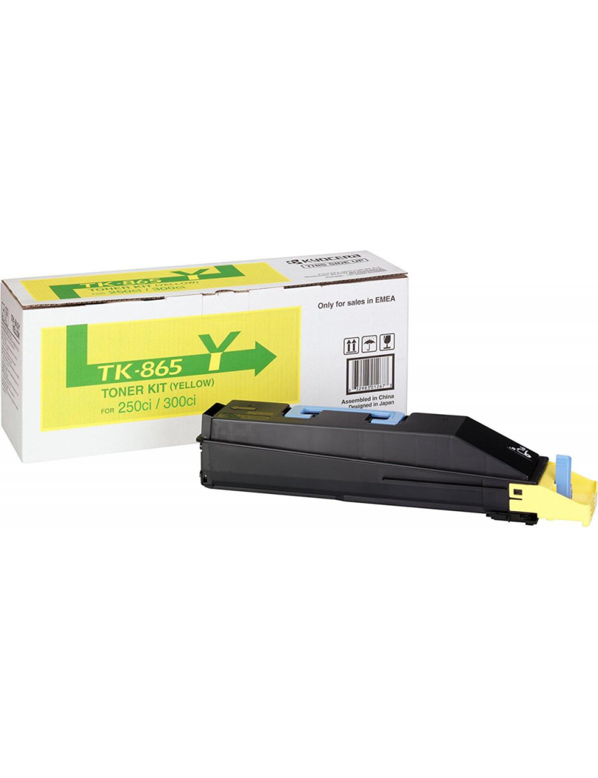 Toner Kyocera TK-865Y do TASKalfa 250ci/300ci | 12 000 str. | yellow