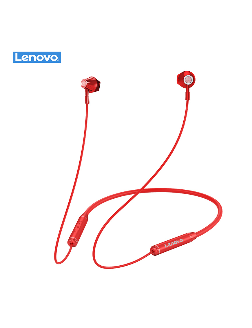 Lenovo Moving-Coil Wireless Bluetooth Headset HE06 RED