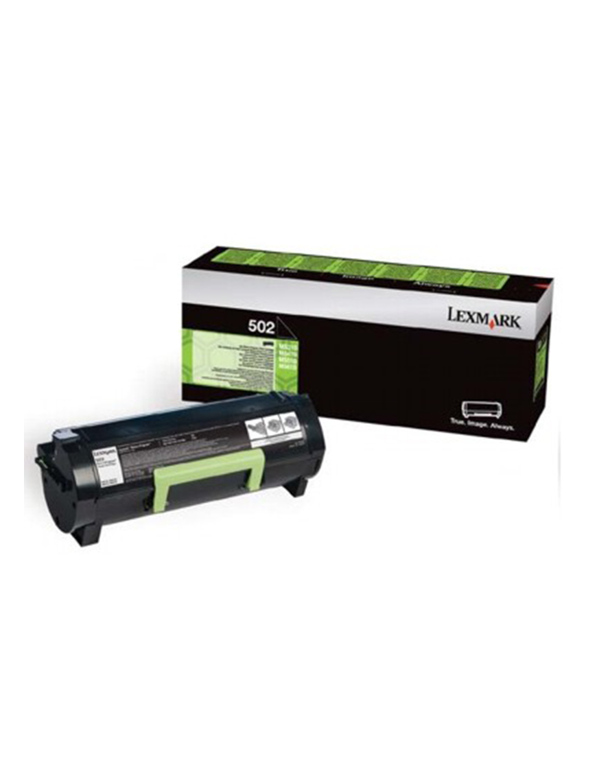 Kaseta z tonerem Lexmark 502H do MS-310/410/610 | zwrotny | 5 000 str. | black