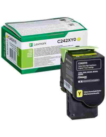 Kaseta z tonerem Lexmark do MC2640/ C2535/C2425 | zwrotna | 3 500 str.| YELLOW