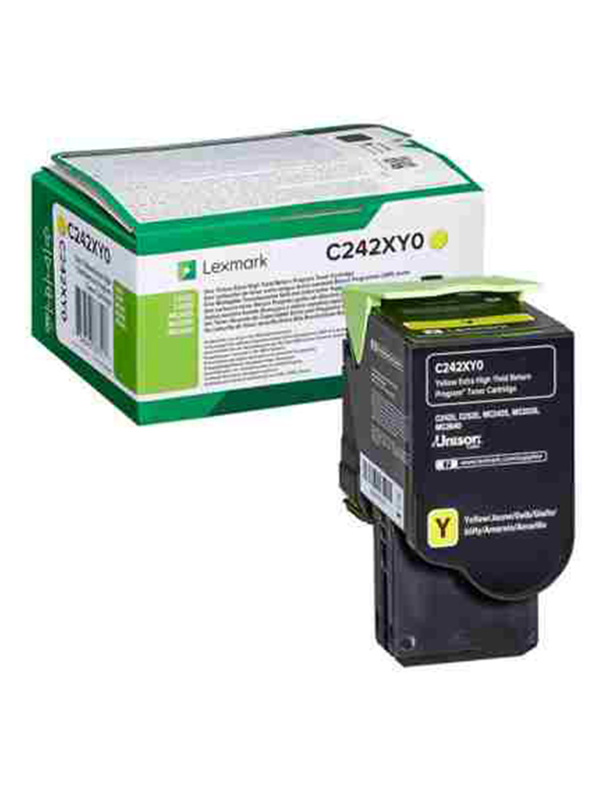 Kaseta z tonerem Lexmark do MC2640/ C2535/C2425 | zwrotna | 3 500 str.| YELLOW