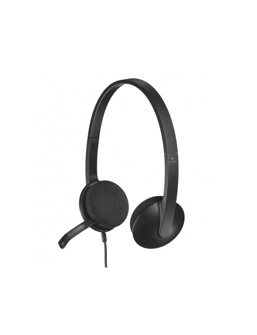 Słuchawki Logitech Headset H340 BLACK USB z mikrofonem