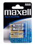 MAXELL Bateria Alkaliczna AAA blister LR03 | 4 szt.