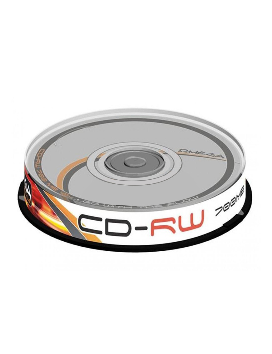 Dysk Omega CD-RW | 700MB | x12 | 10 szt.