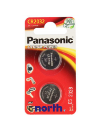 Baterie Panasonic litowo-guzikowe CR2032/2BP | 2szt.
