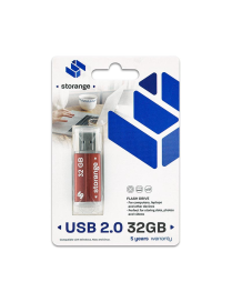 Storange pamięć 32 GB | Basic | USB 2.0 | red