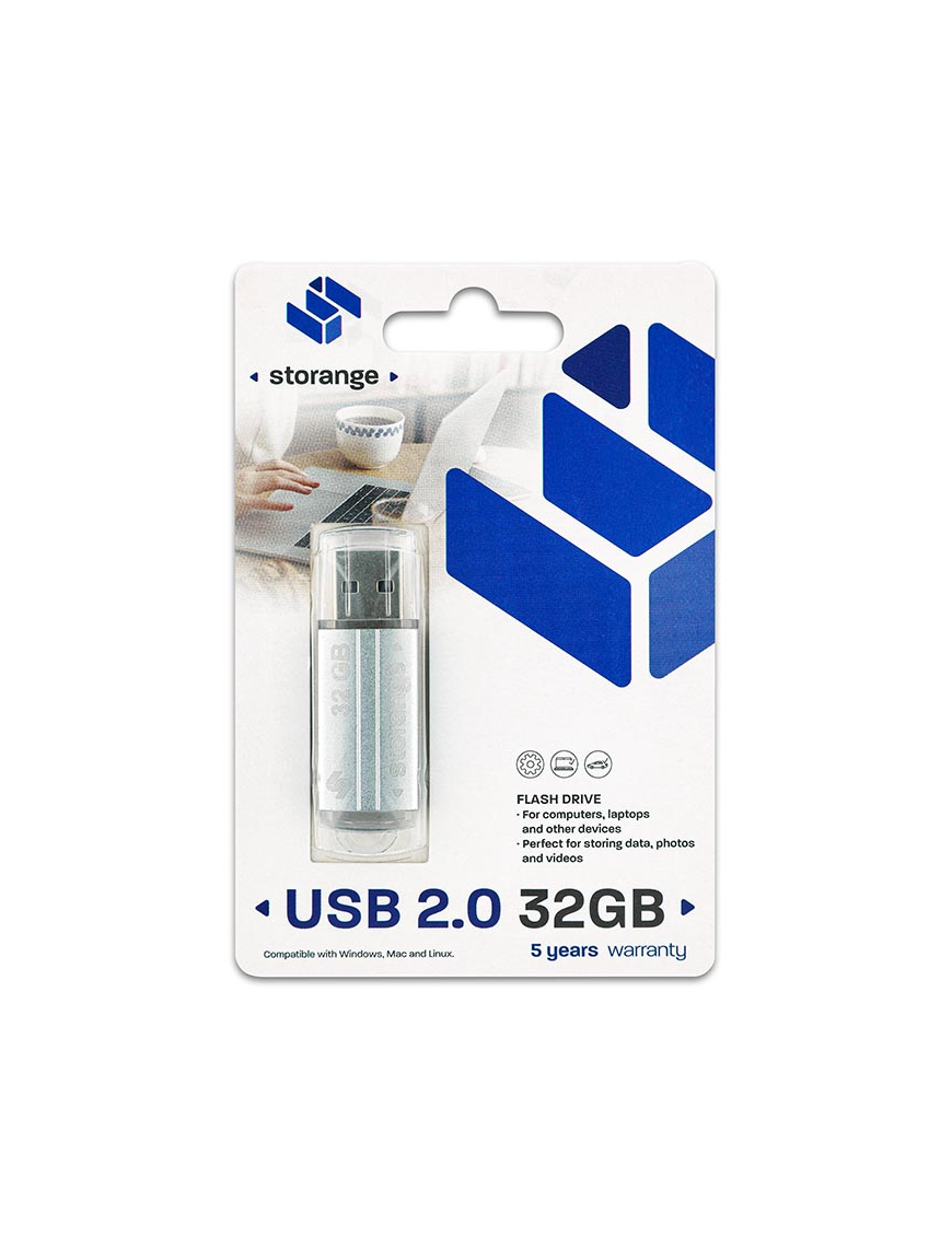 Storange pamięć 32 GB | Basic | USB 2.0 | silver