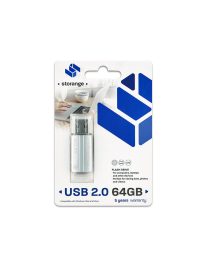 Storange pamięć 64 GB | Basic | USB 2.0 | silver
