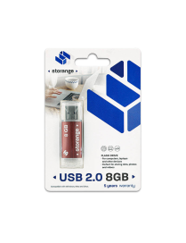 Storange pamięć 8 GB | Basic | USB 2.0 | red