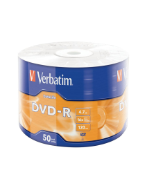Verbatim DVD-R | 4.7GB | x16 | Surface 50 pack | matt silver
