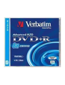 Verbatim DVD-R | 4.7GB | x16 | slim 5szt | Colour