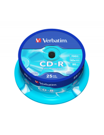 Verbatim CD-R | 700MB | x52 | cakebox 25szt | DataLife