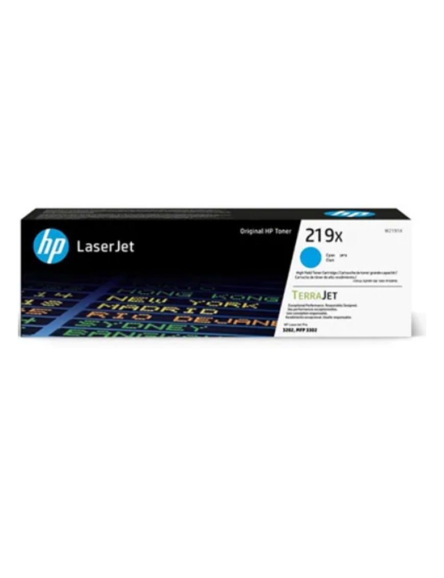 Toner HP 219X do Color LaserJet Pro 3302fdwg/3202dw| cyan | 2 500 str.