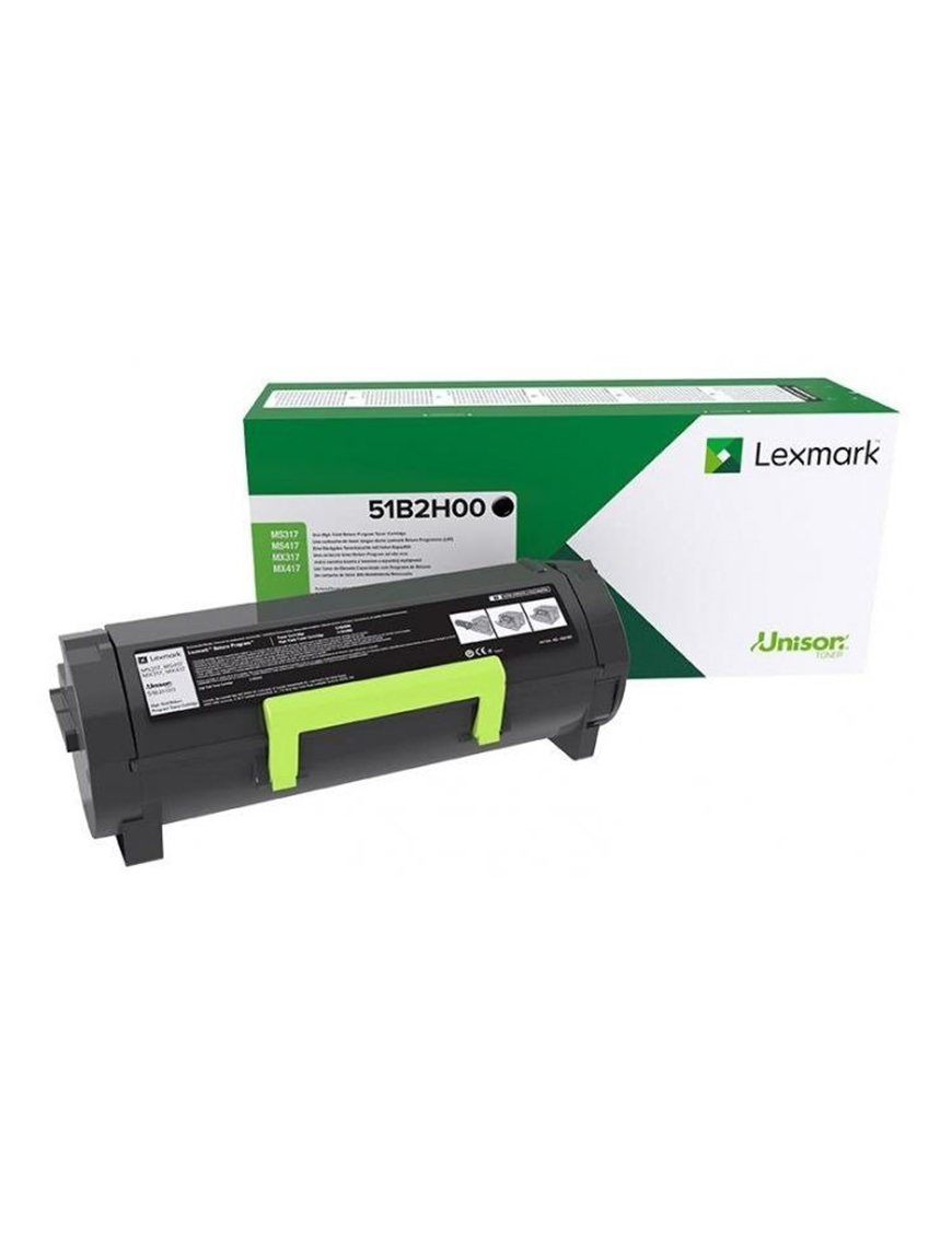 Kaseta z tonerem Lexmark do MS/MX 417 517 617 | zwrotny | 8500 str. | black