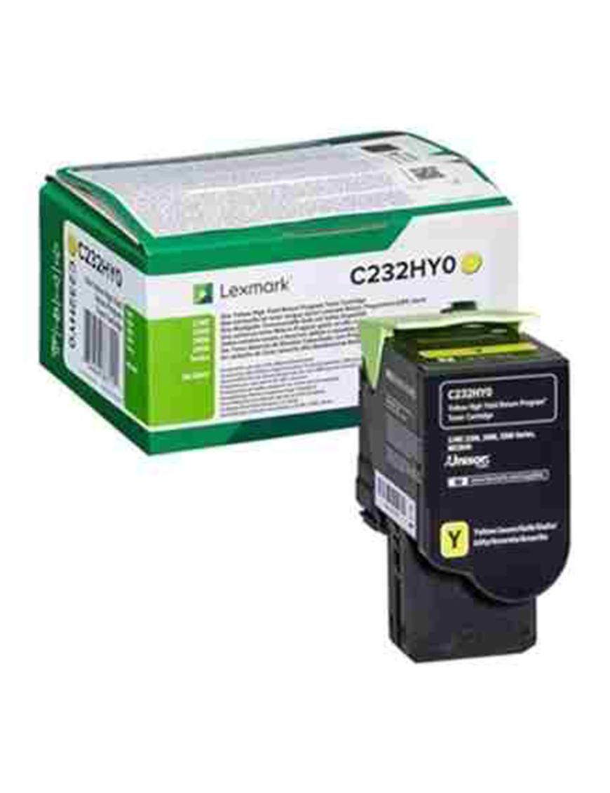 Kaseta z tonerem Lexmark do MC2640/C2325/C2535 | zwrotna | 2 300 str.| YELLOW