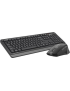 A4-Tech klawiatura + mysz + podkładka A4TECH FStyler 2.4G FG1035 RF NANO Grey