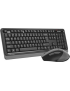 A4-Tech klawiatura + mysz + podkładka A4TECH FStyler 2.4G FG1035 RF NANO Grey