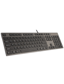 A4-Tech klawiatura KV-300H Grey | USB| Ultra płaska