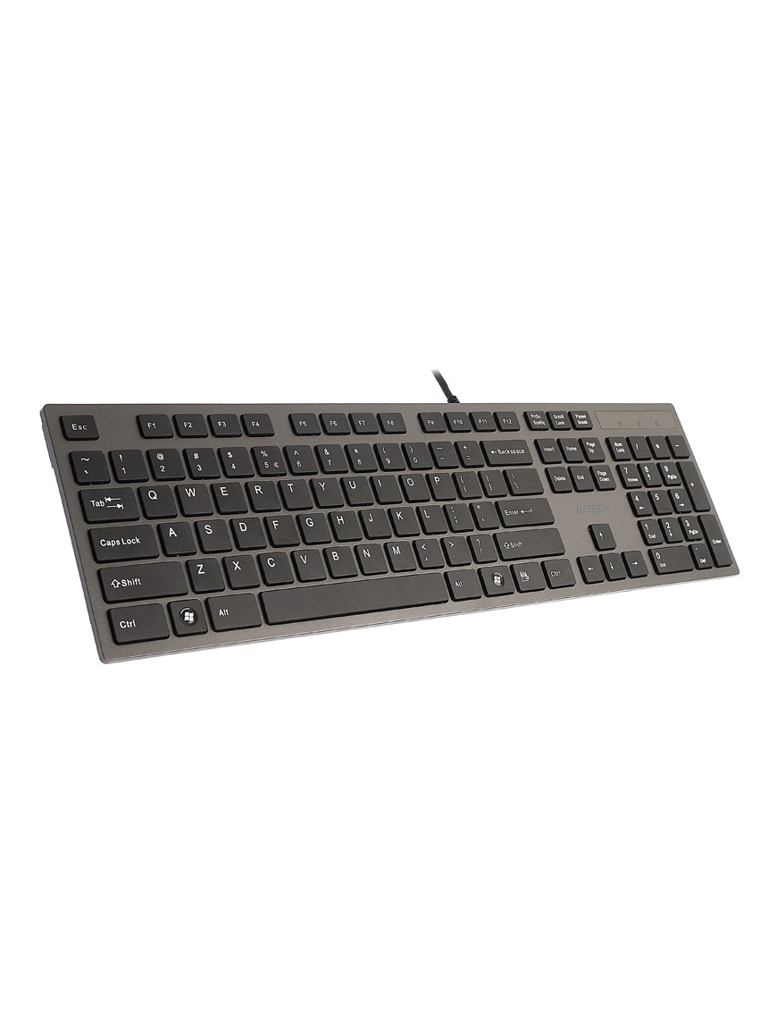 A4-Tech klawiatura KV-300H Grey | USB| Ultra płaska
