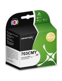Tusz Asarto do HP 703CMY | CD888AE | 440 str. | 18ml | color