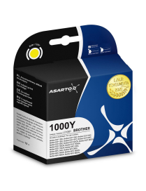 Tusz Asarto do Brother 1000Y | LC1000Y | 998 str. | yellow