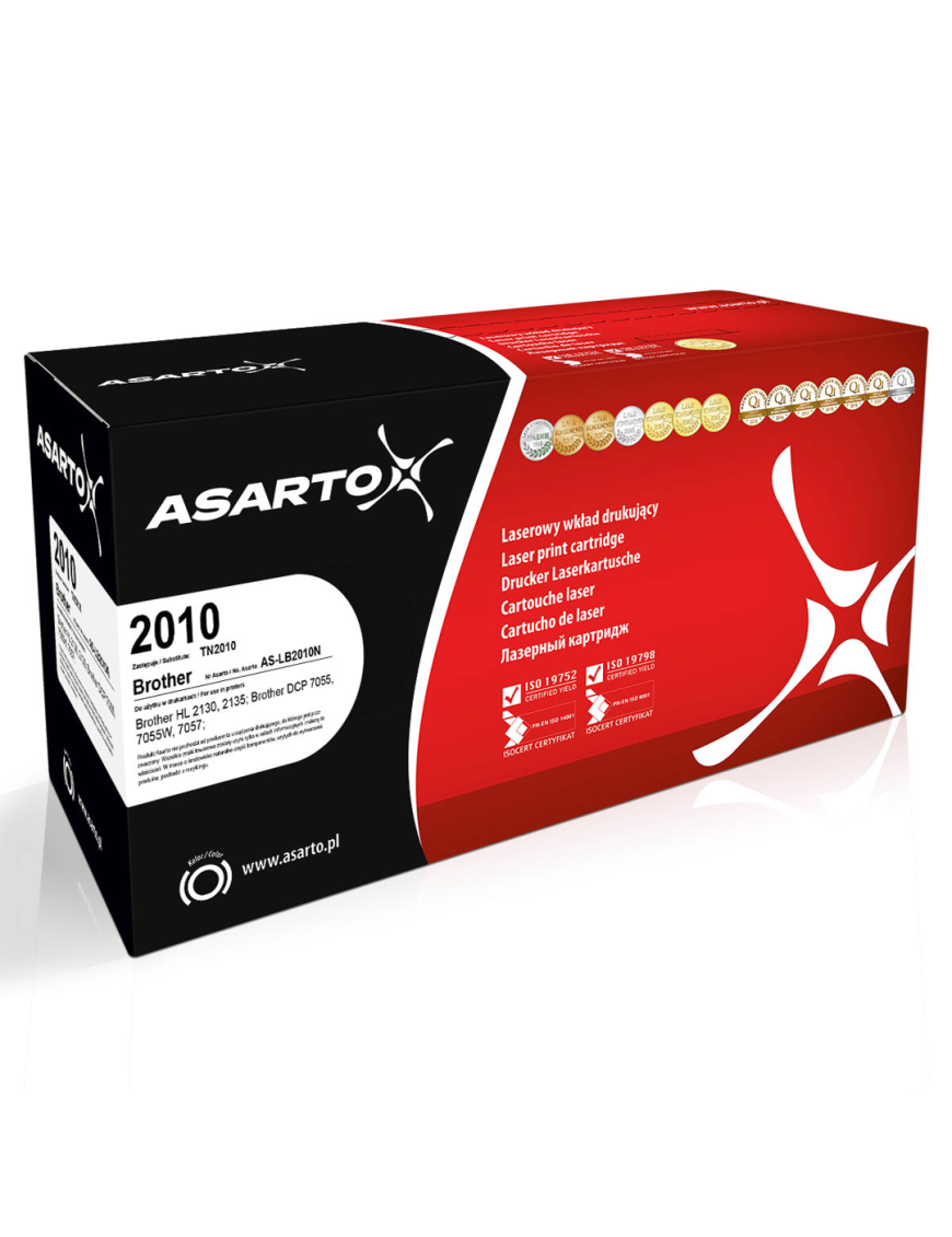 Toner Asarto do Brother 2010 | TN2010 | 1000 str. | black