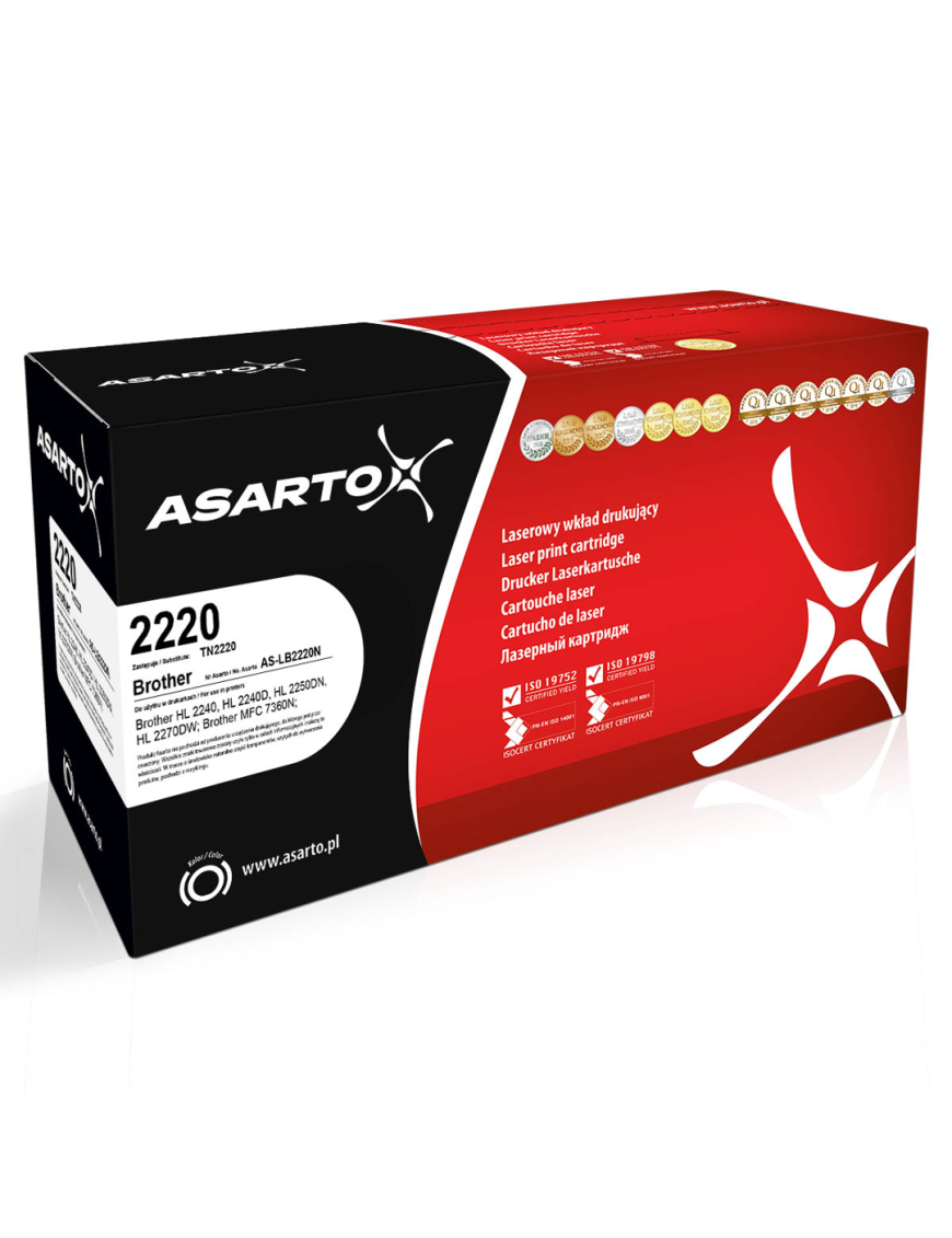 Toner Asarto do Brother 2220 | TN2220 | 2600 str. | black