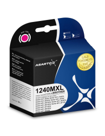 Tusz Asarto do Brother 1240MXL | LC1240M | 800 str. | magenta