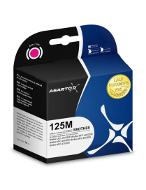 Tusz Asarto do Brother 125M | LC125XLM | 1556 str. | magenta