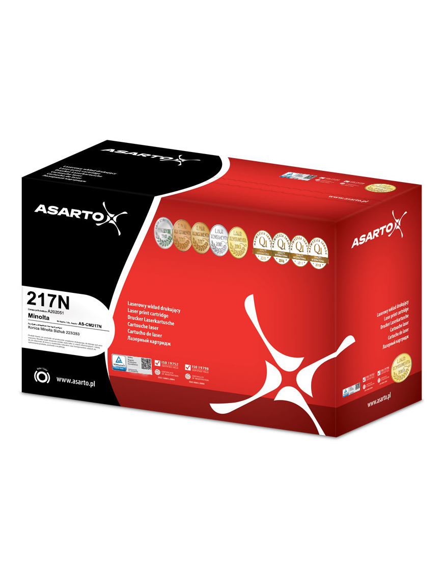 Toner Asarto do Konica-Minolta 217N | A202051 | 17500 str. | black
