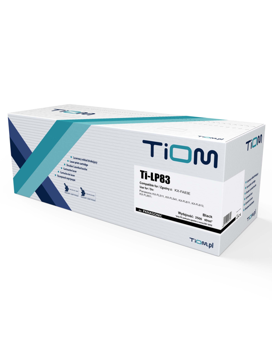 Toner Tiom do Panasonic FA83 | KX-FA83E | 2500 str. | black