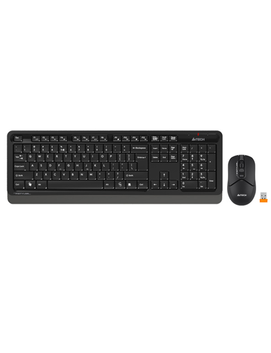 A4-Tech zestaw klawiatury + mysz Fstylet FG1012 WRLS Black