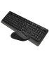 A4-Tech zestaw klawiatury + mysz Fstylet FG1012 WRLS Black