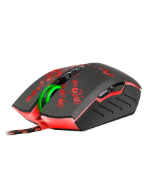 A4-Tech mysz BLOODY Blazing A60 USB RGB | czarno-czerwona